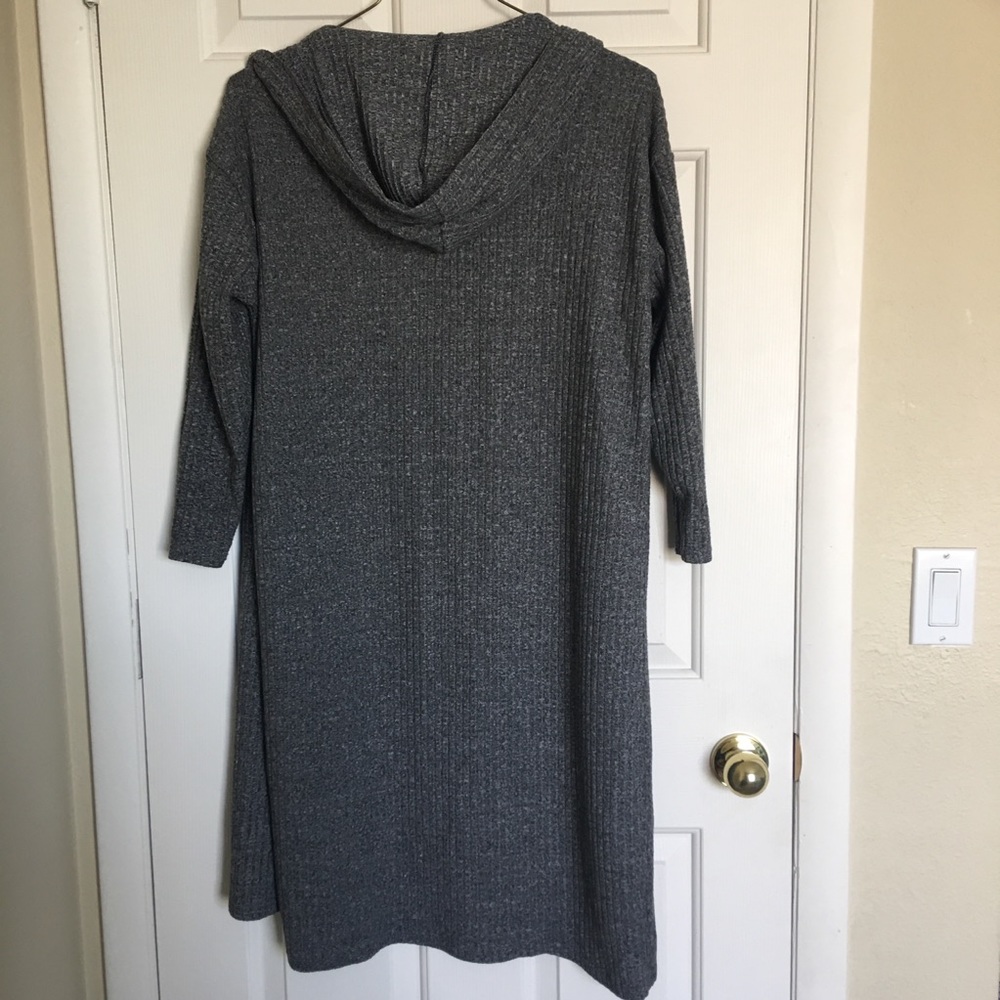 Rouge Collection Long Ribbed Cardigan - Picture 5 of 7